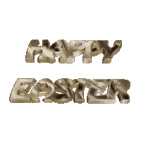 Happy Easter Greetings Sticker