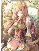 a picture of a girl with long hair and a sword in her hand