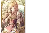 a picture of a girl with long hair and a sword in her hand