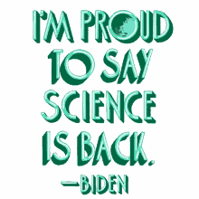 im proud to say science is back president biden joe biden lcvearthday lcv