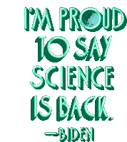 Im Proud To Say Science Is Back President Biden Sticker - Im Proud To Say Science Is Back President Biden Joe Biden Stickers