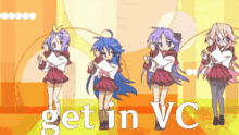 Lucky Star Get In Vc GIF