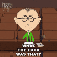 What The Fuck Was That Mr Mackey GIF - What The Fuck Was That Mr Mackey South Park GIFs