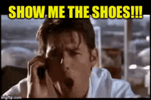 Show Me The Shoes Donate GIF - Show Me The Shoes Donate Scream GIFs