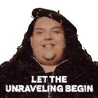 Let The Unraveling Begin Mistress Isabelle Brooks Sticker - Let The Unraveling Begin Mistress Isabelle Brooks Rupauls Drag Race Stickers