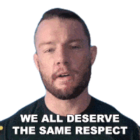 We All Deserve The Same Respect Jordan Preisinger Sticker - We All Deserve The Same Respect Jordan Preisinger Jordan Teaches Jiujitsu Stickers