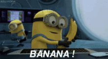 Banana GIF - Banana Minions Despicabl Me GIFs