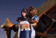 Ff Final Fantasy GIF - Ff Final Fantasy Hug GIFs