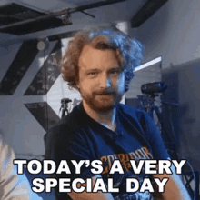 Todays A Very Special Day Niko Pueringer GIF - Todays A Very Special Day Niko Pueringer Corridor Crew GIFs