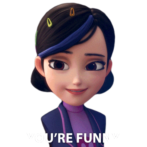 Youre Funny Claire Nuñez Sticker - Youre Funny Claire Nuñez Trollhunters Tales Of Arcadia Stickers