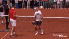 Novak Djokovic Juega Con Una Pelota GIF - Pelota Tenis Roland Garros GIFs
