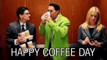Kyle Mac Lachlan Happy Coffee Day GIF - Kyle Mac Lachlan Happy Coffee Day Twin Peaks GIFs