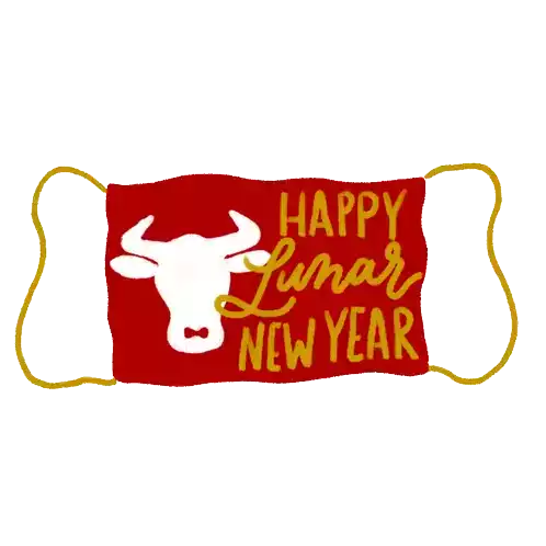 Chinese New Year Ox Sticker - Chinese New Year Ox Year Of The Ox Stickers