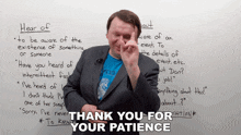 Thank You For Your Patience Alex GIF - Thank You For Your Patience Alex Engvid GIFs