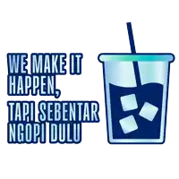 a poster that says we make it happen