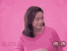 Leni Robredo Pink Let Leni Lead2022 GIF - Leni Robredo Pink Let Leni Lead2022 Leni Robredo GIFs