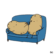 Awnmaneez Spuddies GIF - Awnmaneez Spuddies Couch Potato GIFs