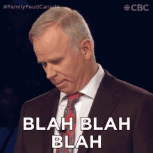 Blah Blah Blah Gerry Dee GIF - Blah Blah Blah Gerry Dee Family Feud Canada GIFs