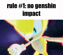 Sonic The Hedgehog Genshin Impact GIF