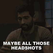 Maybe All Those Headshots Gave You A Beautiful Mind Omar Hamza GIF - Maybe All Those Headshots Gave You A Beautiful Mind Omar Hamza Seal Team GIFs