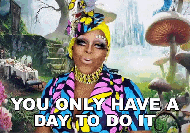 You Only Have A Day To Do It Jermaine Aranha GIF - You Only Have A Day To Do It Jermaine Aranha Anastarzia Anaquway GIFs