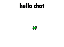 Hello Chat GIF - Hello Chat Green GIFs