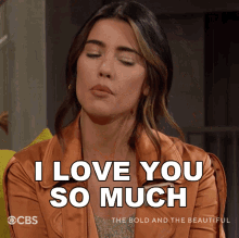 I Love You So Much Steffy Forrester GIF - I Love You So Much Steffy Forrester The Bold And The Beautiful GIFs