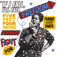 fannie lou hamer if i fall i fall five feet four inches forward in the fight fight
