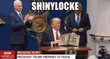 Shinylocke Trump GIF - Shinylocke Trump Awesome Sauce GIFs