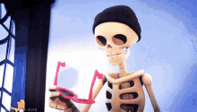 Skeleton Sunglasses GIF - Skeleton Sunglasses Deal With It GIFs