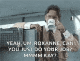 Office Space Bill GIF - Office Space Bill Coffee GIFs