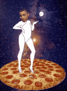 obama pizza dance