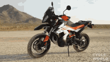 this is the ktm790adventure r cycle world look at this motorcycle thats a beautiful motorcycle showing my motorcycle