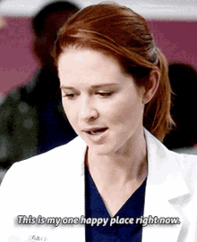 greys anatomy april kepner this is my one happy place right now happy place sarah drew