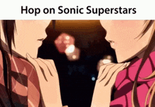 Sonic Superstars Lesbians GIF - Sonic Superstars Lesbians Hop On Sonic GIFs