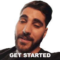 Get Started Rudy Ayoub Sticker - Get Started Rudy Ayoub Lets Begin Stickers