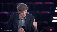 Thumbs Up The Voice GIF - Thumbs Up The Voice I Like It GIFs