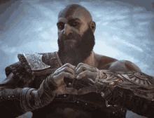 Kratos God Of War Ragnarok GIF - Kratos God Of War Ragnarok Heart GIFs