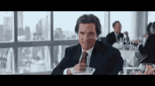Wolf Of Wall Street Chest Beat GIF - Wolf Of Wall Street Chest Beat GIFs