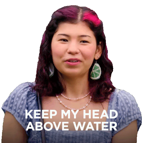 Keep My Head Above Water Lauren Sticker - Keep My Head Above Water Lauren The Great Canadian Baking Show Stickers