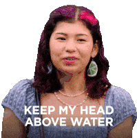 Keep My Head Above Water Lauren Sticker - Keep My Head Above Water Lauren The Great Canadian Baking Show Stickers