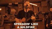 Spreadin Like A Wildfire Cory Wells GIF - Spreadin Like A Wildfire Cory Wells Wildfire Song GIFs