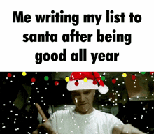 Me Writing My List To Santa Eminem GIF - Me Writing My List To Santa Eminem Santa GIFs