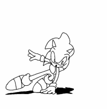 a black and white drawing of a cartoon character with wings holding a shoe .