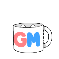 Gm Coffee Ilyakazakov Sticker