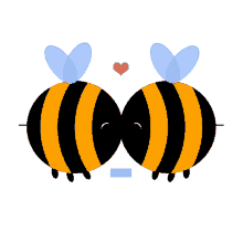 Kissing Bees GIF - Kissing Bees Love GIFs