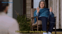 I Dont Give F Beep Beep Beep Applause Entertainment GIF - I Dont Give F Beep Beep Beep Applause Entertainment Bloody Brothers GIFs