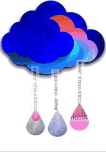 Blue And Mauve Cloud Cloud9jaisini GIF
