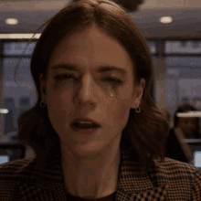 Tearing Up Maia Rindell GIF - Tearing Up Maia Rindell Rose Leslie GIFs