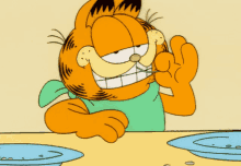 Cleaning Teeth Garfield GIF - Cleaning Teeth Garfield Toothpick GIFs